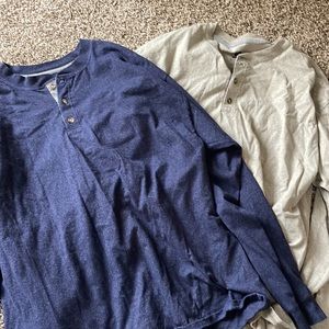 Hanes 2 pack long sleeve